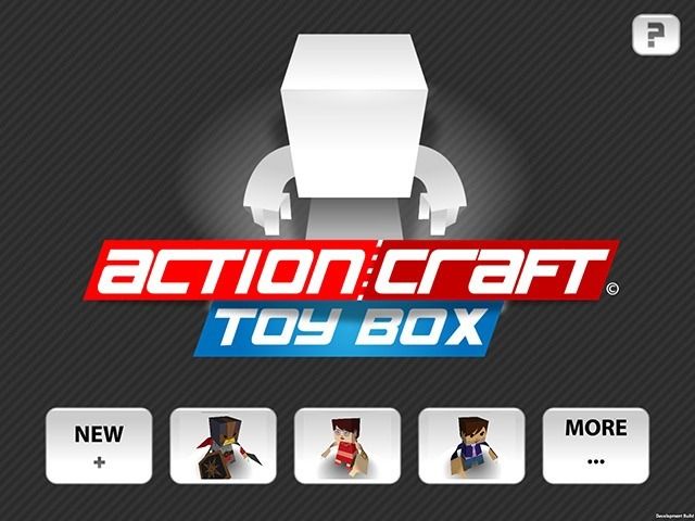 Actioncraft Toy Box The Create Your Own Paper Toy App